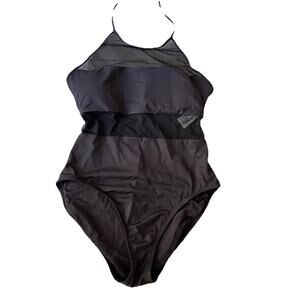 La Blanca One Piece Swimsuit Size 12 Black Summer Bathing-suit